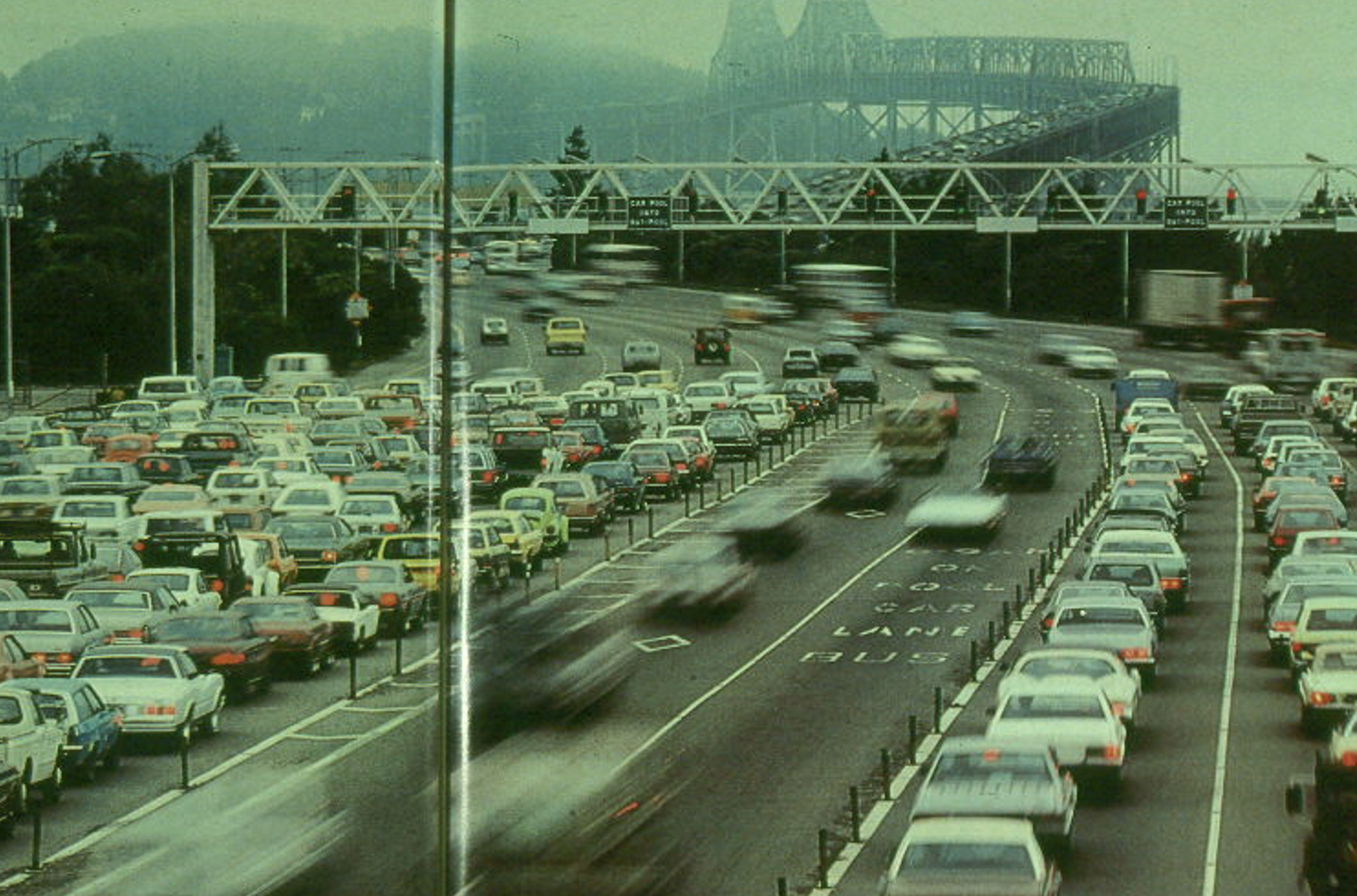 Smog in Los Angeles in the 1970s