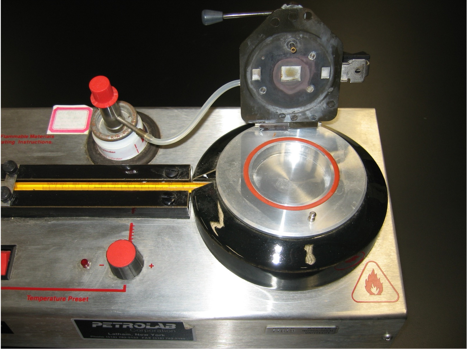 Closed Cup Apparatus