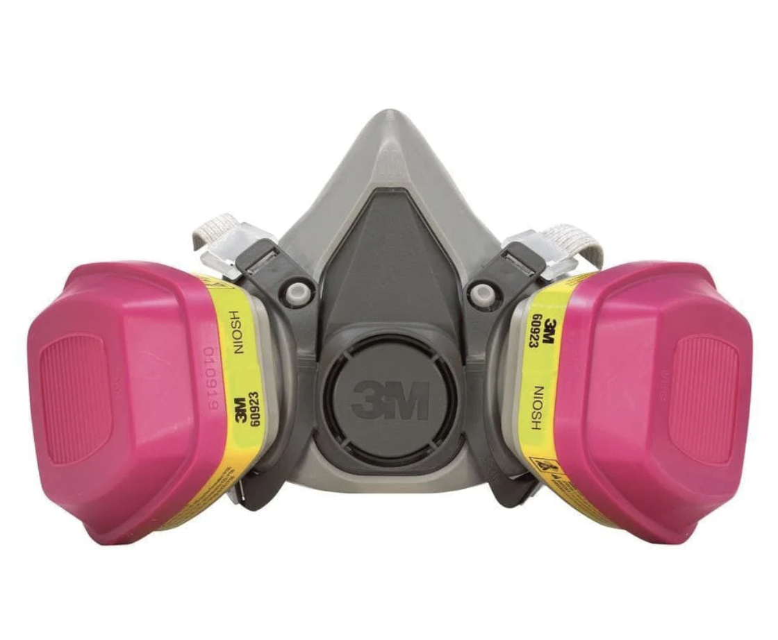 Respirator with Organic Vapor Cartridge